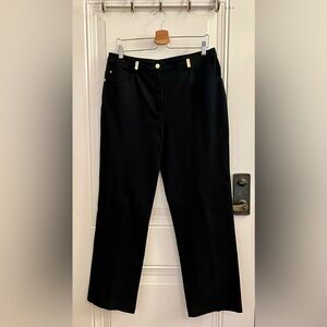 St. John Sport Cropped Black Pants